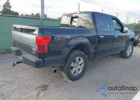 2018 Ford F-150 Platinum from USA, damaged, VIN 1FTEW1EG0JFA09215